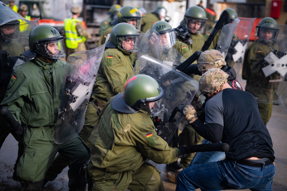 Pushing Back Rioters
