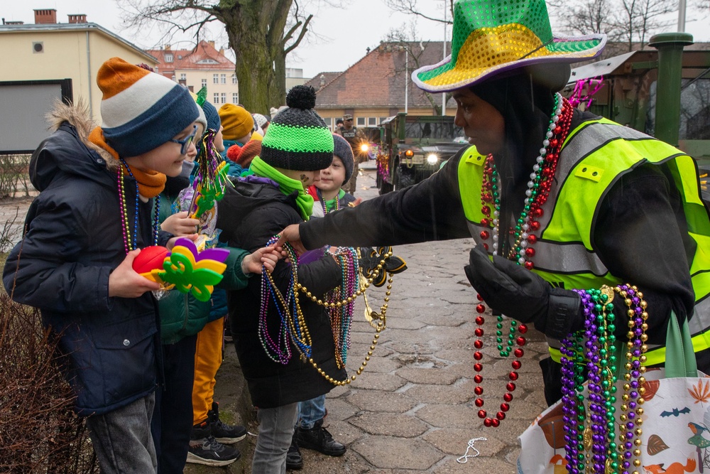 773rd throws a Mardi Gras Celebration on Camp K