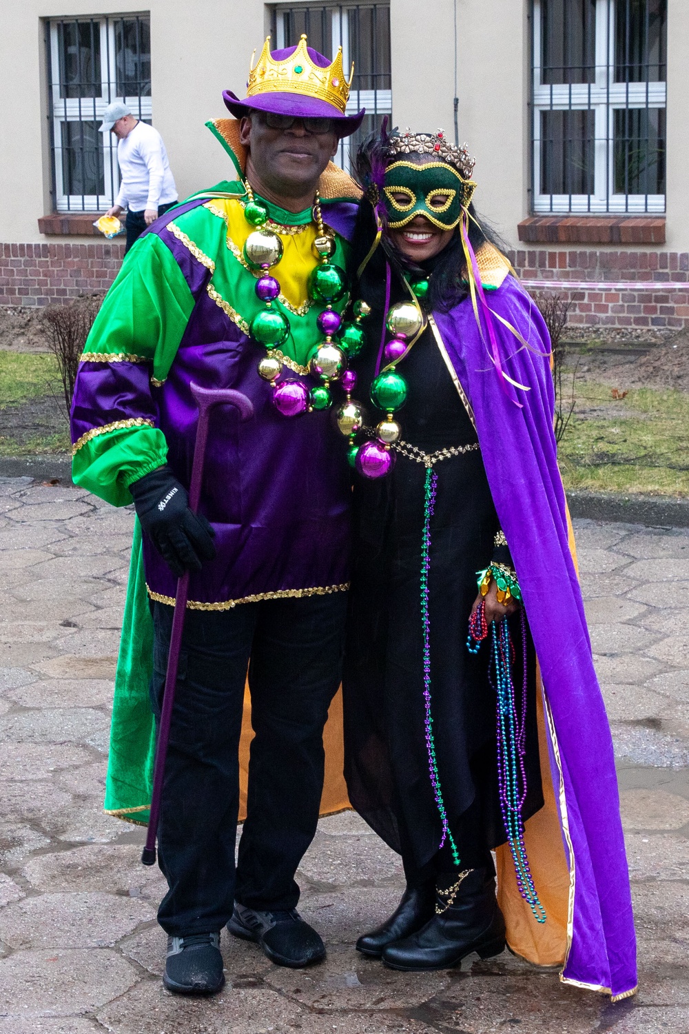 773rd throws a Mardi Gras Celebration on Camp K