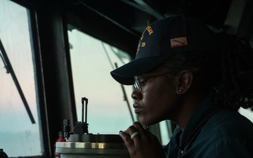 USS Delbert D. Black Departs Rota, Spain.