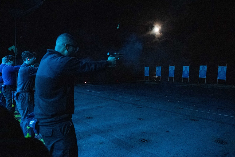 USS America Conducts Live Fire Exercise