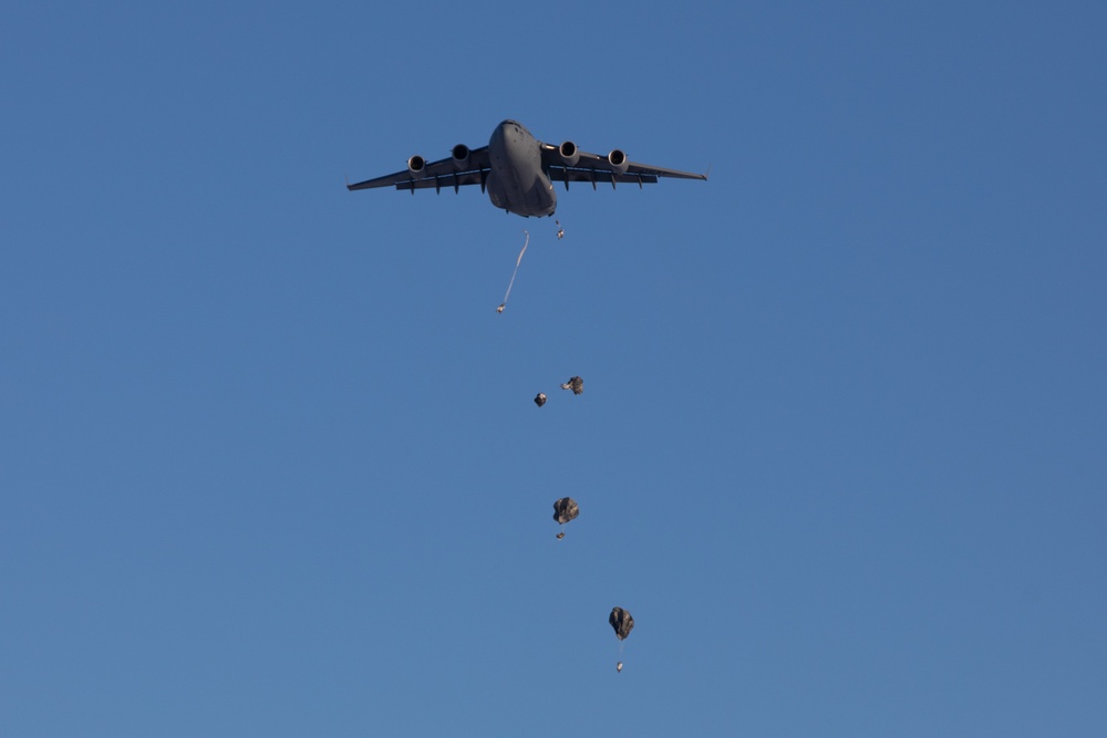 11th Airborne Division Jumps into Donnelly Training Area for JPMRC 24-02