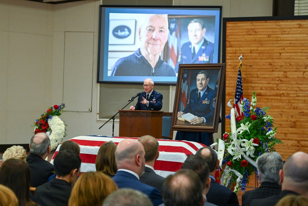 Fifth Chief Master Sgt. of the Air Force Robert  D. Gaylor Memorial Service Feb. 10, 2024