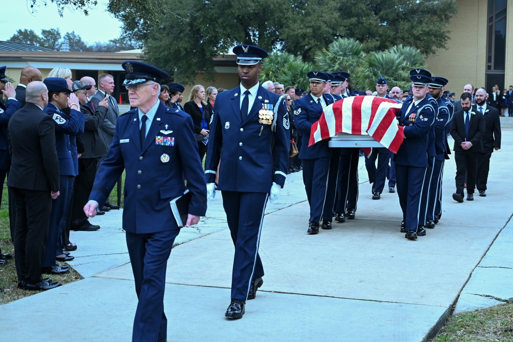 Fifth Chief Master Sgt. of the Air Force Robert  D. Gaylor Memorial Service Feb. 10, 2024