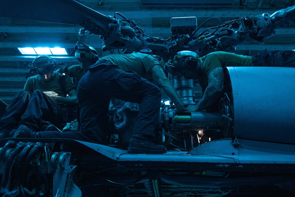 USS America Conducts Routine Maintenance