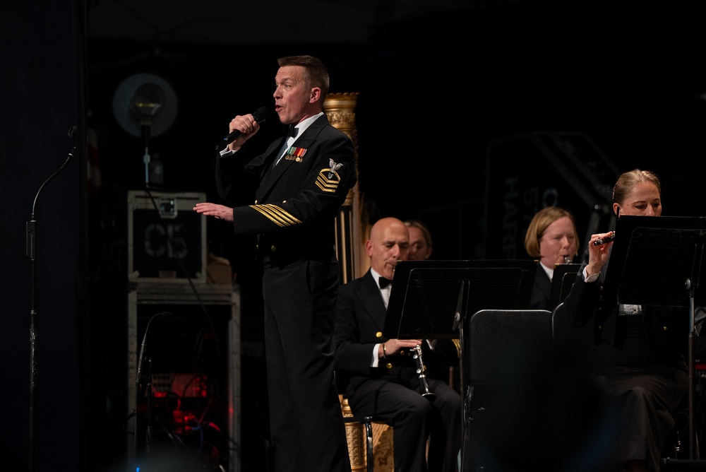 United States Navy Band performs at West Monroe High School