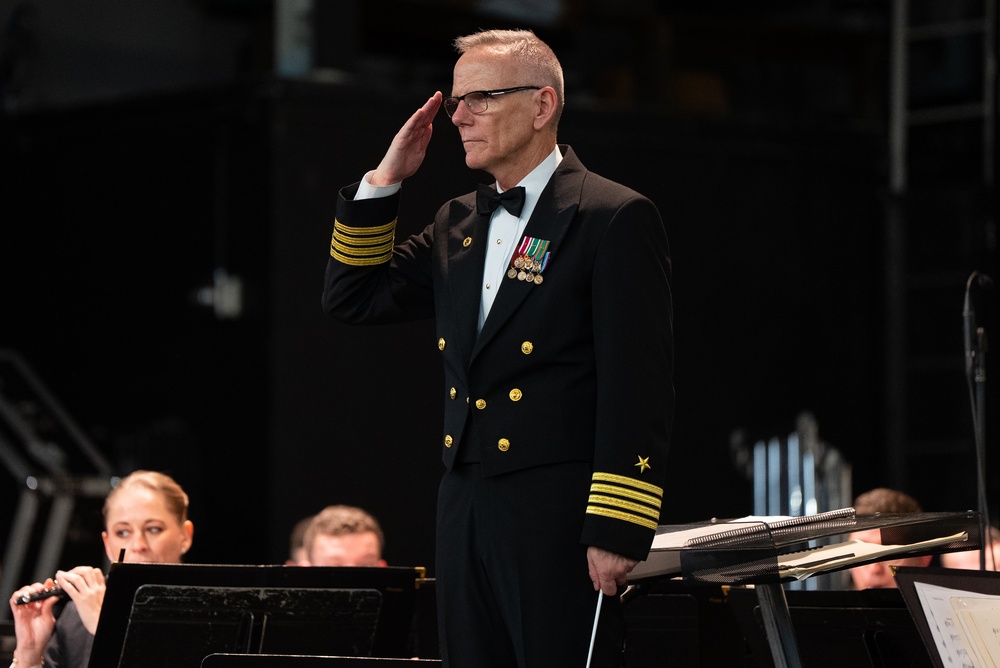 United States Navy Band performs at West Monroe High School