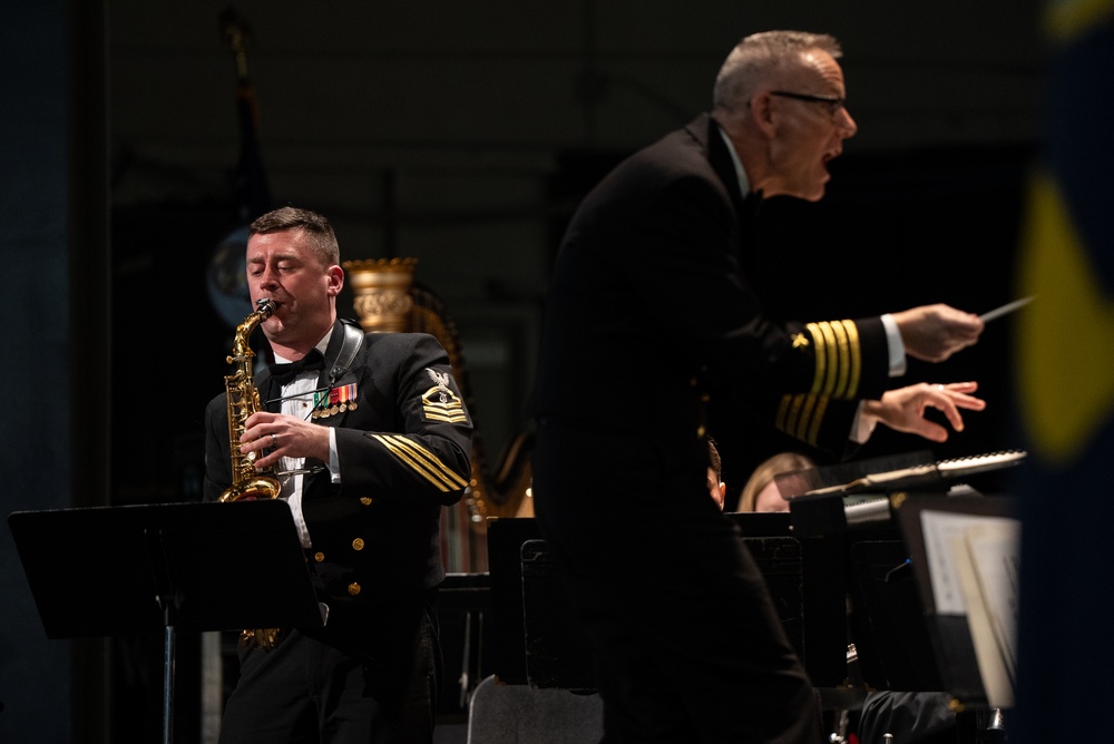 United States Navy Band performs at West Monroe High School