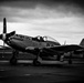 A P-51 Mustang taxis into the 187th Fighter Wing