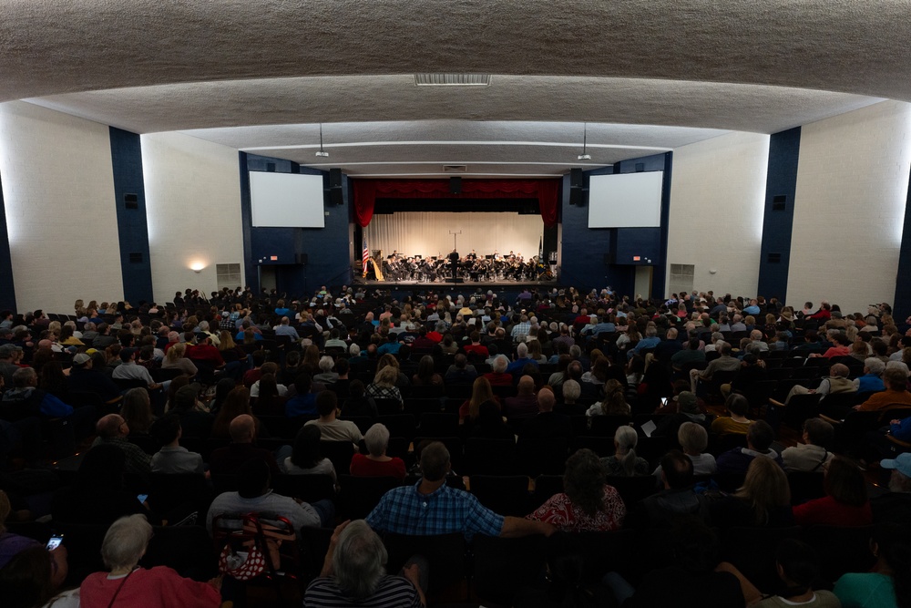 United States Navy Band performs at West Monroe High School