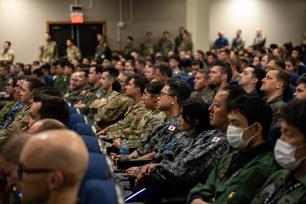 CN24 Leadership briefs exercise participants