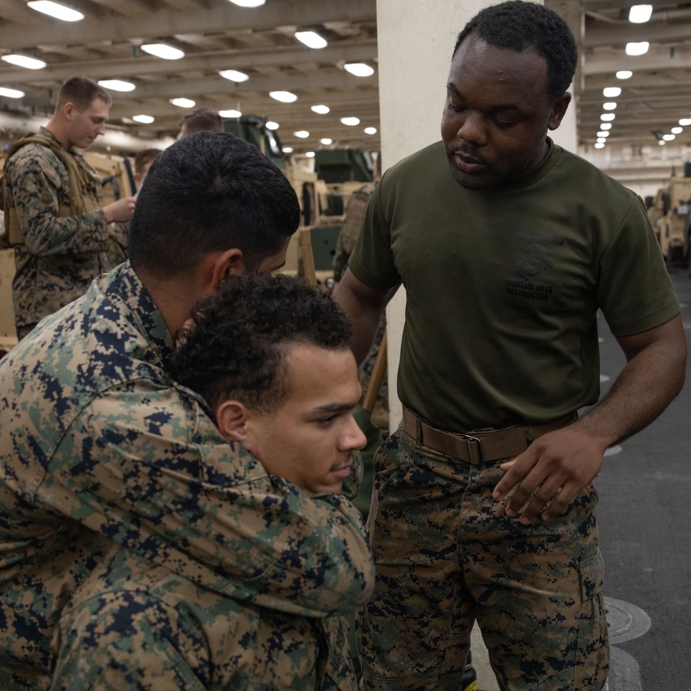 Marine Corps Martial Arts Program on the USS Green Bay