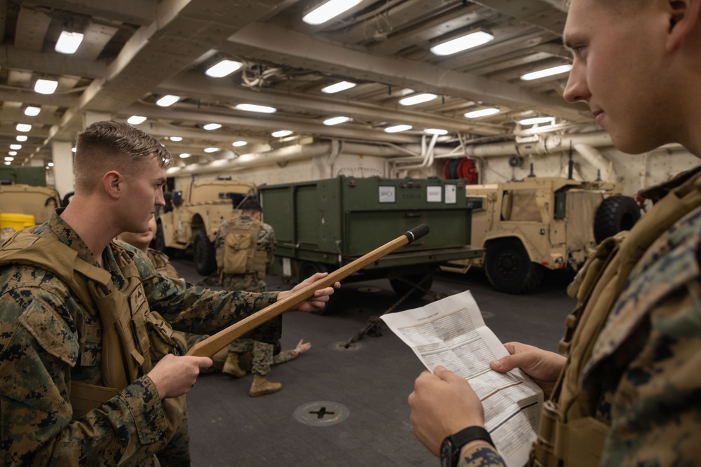 Marine Corps Martial Arts Program on the USS Green Bay