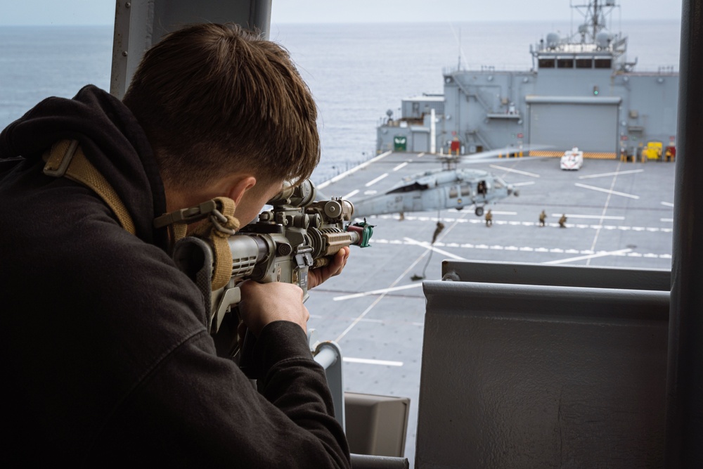 DVIDS - Images - 31st MEU conducts VBSS aboard the USS Miguel Keith ...