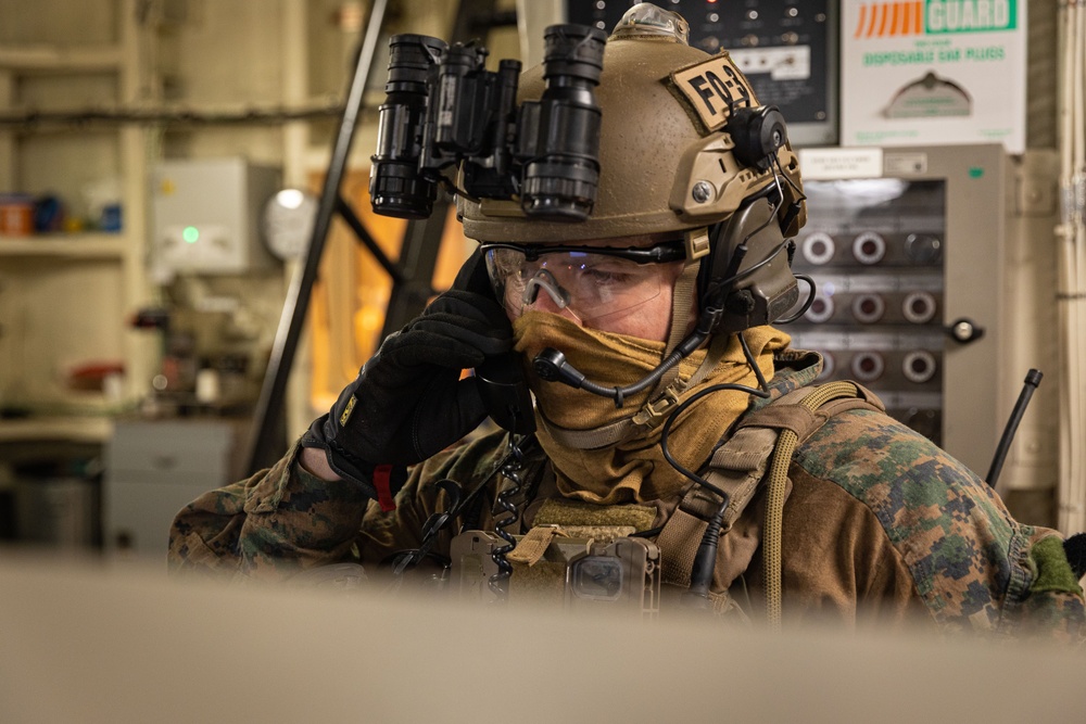 31st MEU conducts VBSS aboard the USS Miguel Keith (ESB 5)