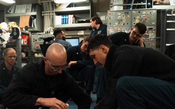 USS Delbert D. Black Operates in the Atlantic Ocean.