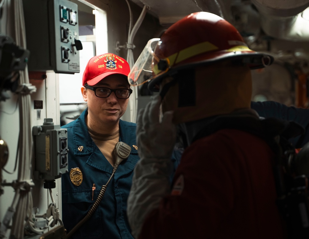 USS Delbert D. Black Operates in the Atlantic Ocean.