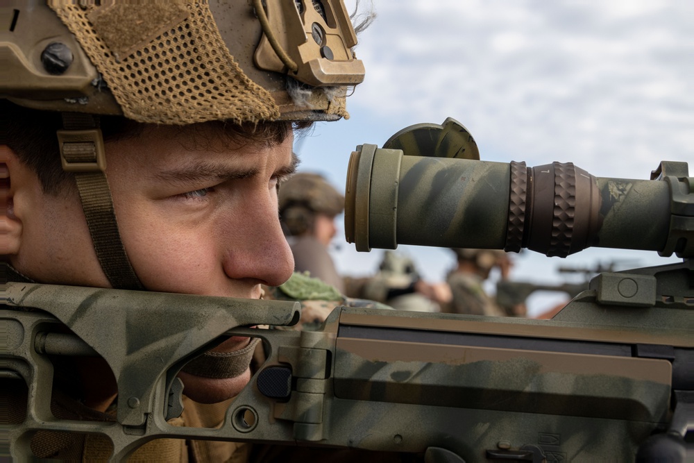 31st MEU snipers provide overwatch during VBSS