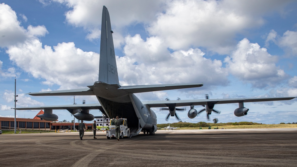 VMFA-232 travels to Tinian during Cope North 2024