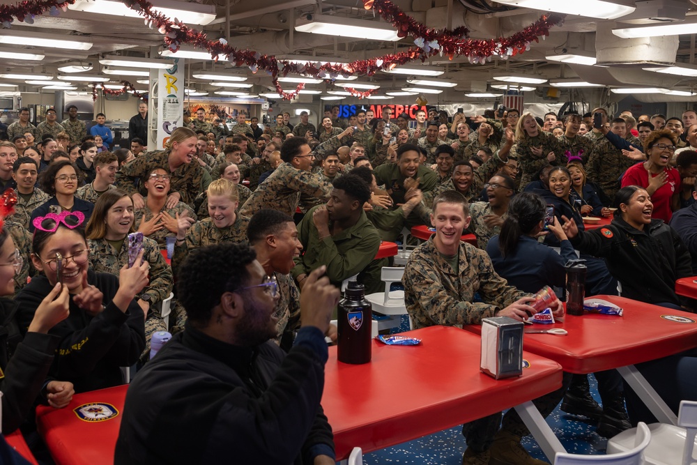 USS America hosts karaoke and ice cream social