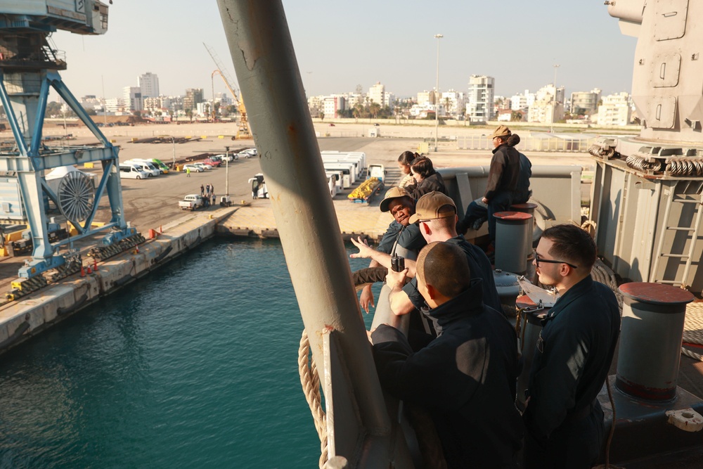 USS Bataan, 26th MEU(SOC) Port in Larnaca, Cyprus