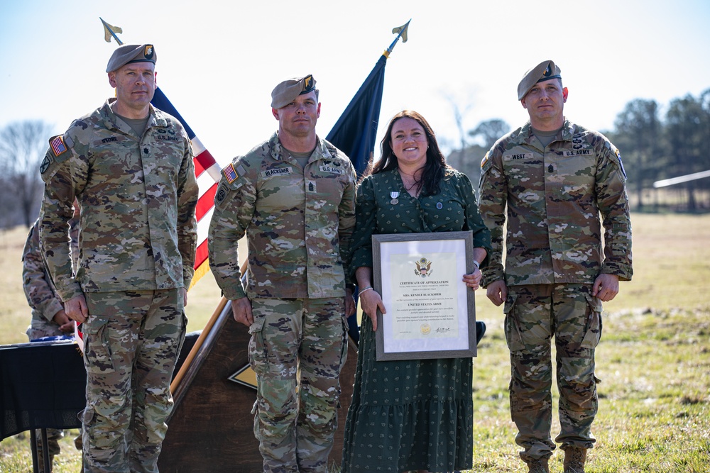 CSM JOEY BLACKSHER RETIREMENT CEREMONY