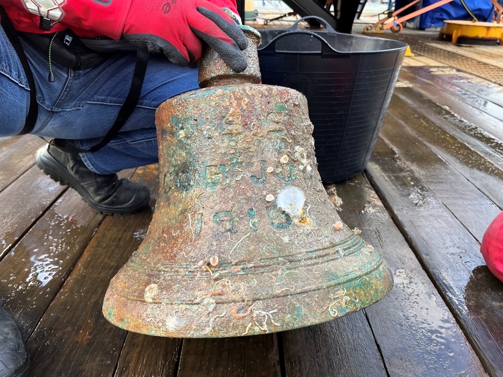 UK Ministry of Defence Partners with NHHC to Recover Artifact from USS Jacob Jones