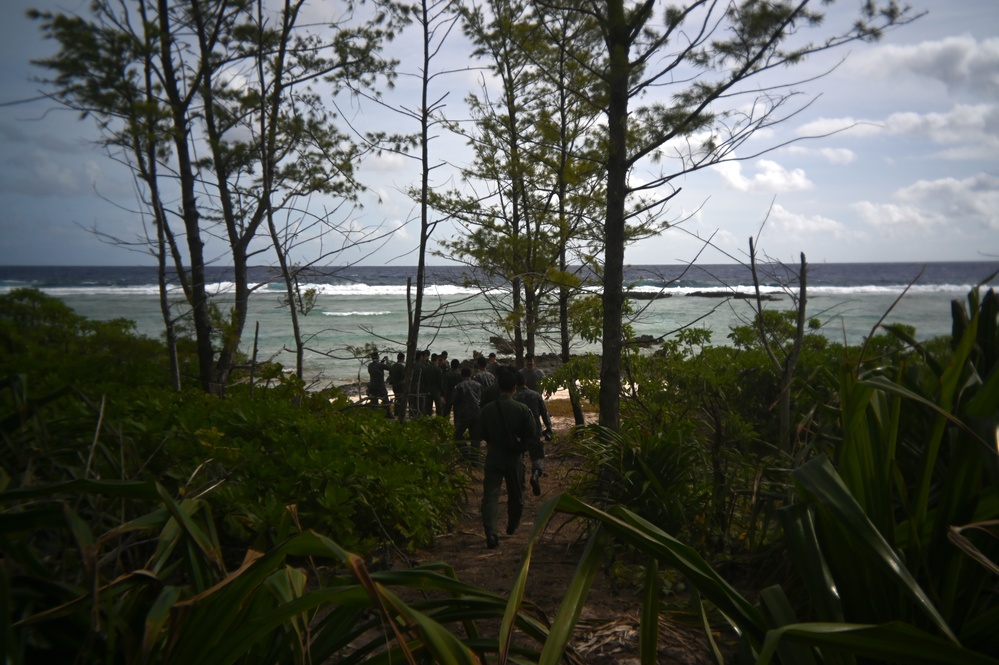 U.S. and Japan Air Self-Defense Airmen conduct Tropical Survival training during Cope North 24