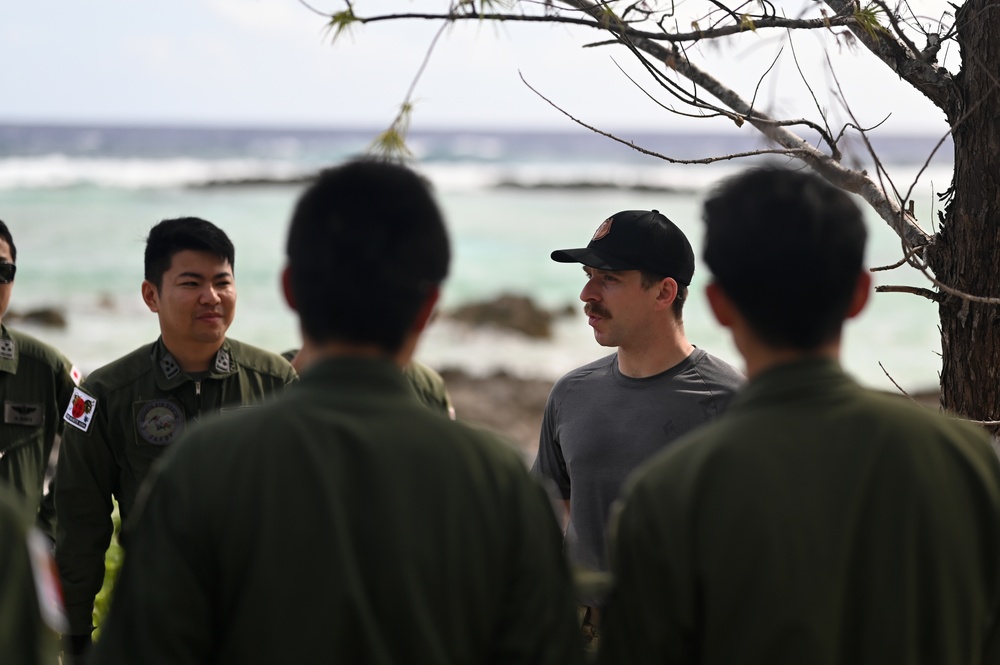 U.S. and Japan Air Self-Defense Airmen conduct Tropical Survival training during Cope North 24