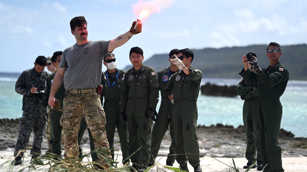 U.S. and Japan Air Self-Defense Airmen conduct Tropical Survival training during Cope North 24