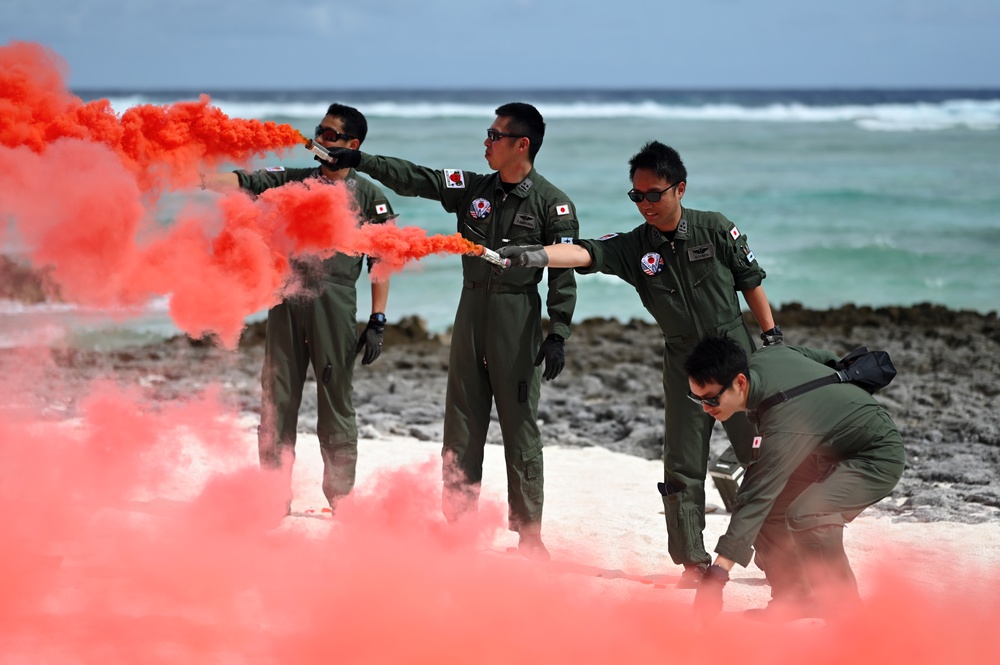 U.S. and Japan Air Self-Defense Airmen conduct Tropical Survival training during Cope North 24