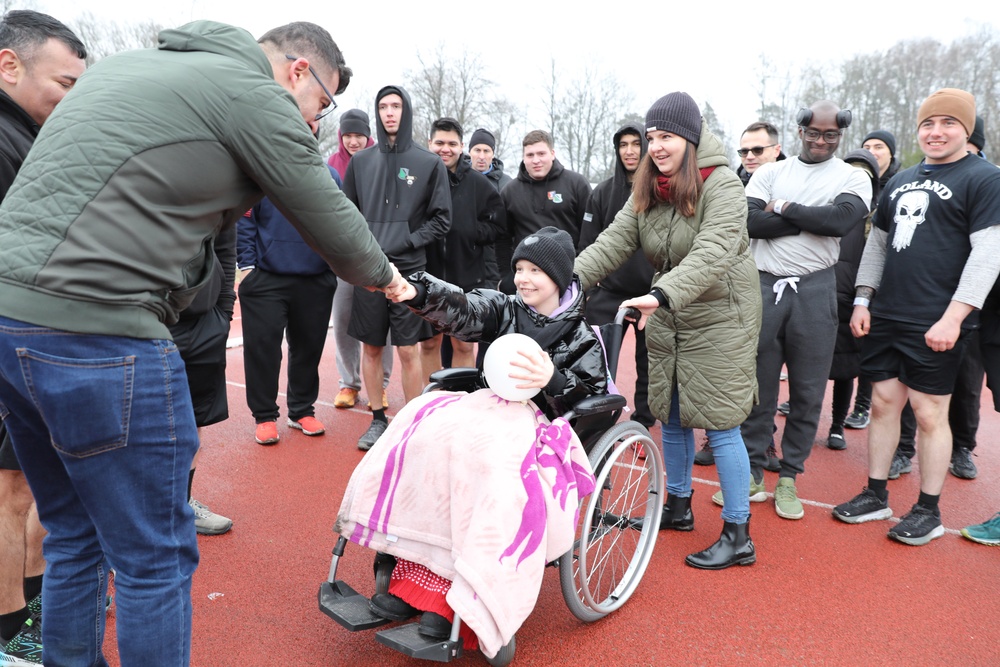 U.S. Soldiers Participate in charity race for Polish child