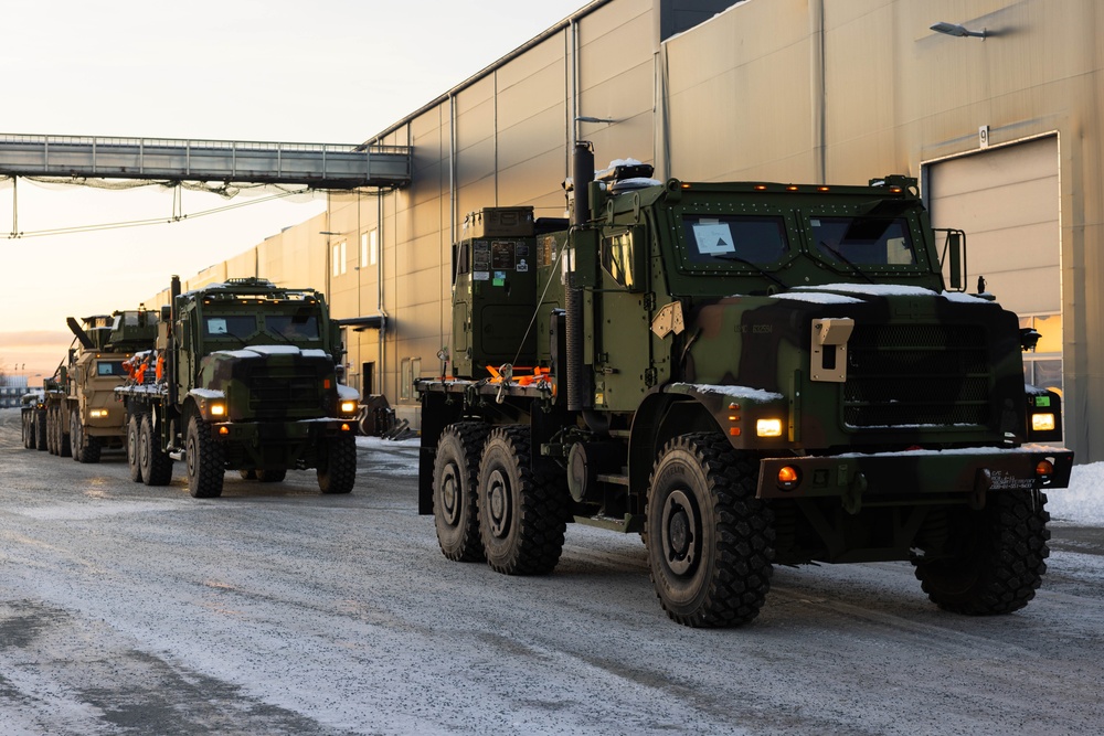 U.S. Marine Logistics: Port Operations in Support of Exercise Nordic Response 24