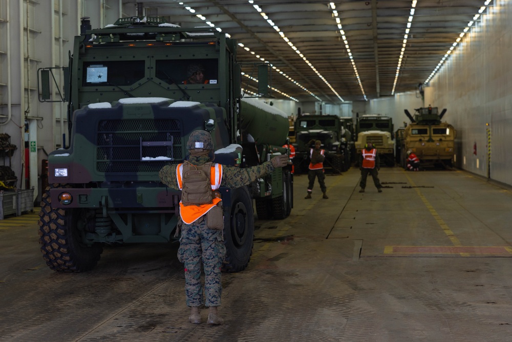 U.S. Marine Logistics: Port Operations in Support of Exercise Nordic Response 24