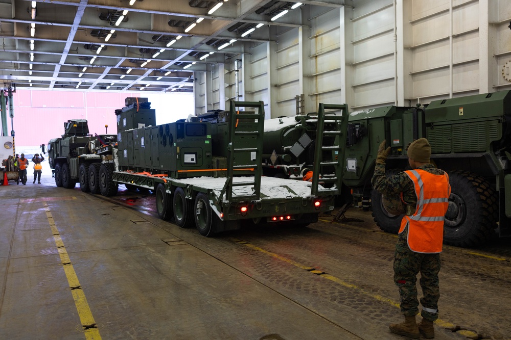 U.S. Marine Logistics: Port Operations in Support of Exercise Nordic Response 24