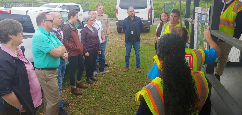 U.S. Army Corps of Engineers (USACE) headquarters Supplemental team traveled to Puerto Rico to meet with the recently commissioned Task Force Virgin Islands Puerto Rico (TF-VIPR)