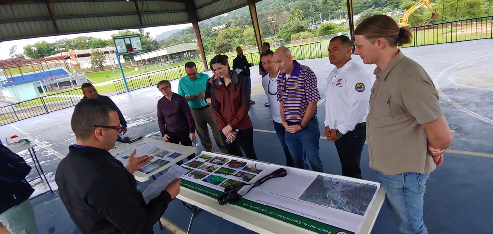 U.S. Army Corps of Engineers (USACE) headquarters Supplemental team traveled to Puerto Rico to meet with the recently commissioned Task Force Virgin Islands Puerto Rico (TF-VIPR)