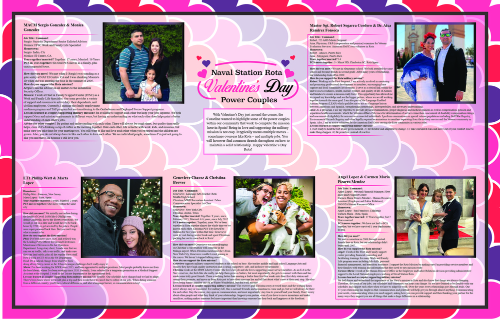 Naval Station Rota Valentine's Day Power Couples
