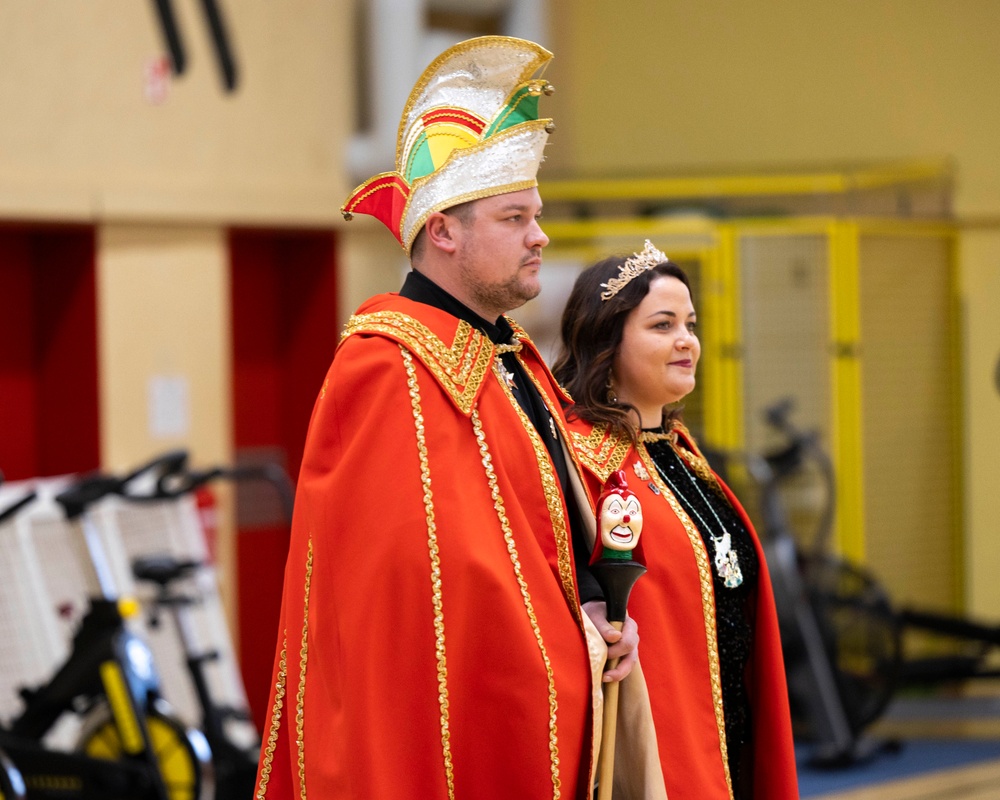Baumholder Fasching royalties visit military community on Smith Barracks