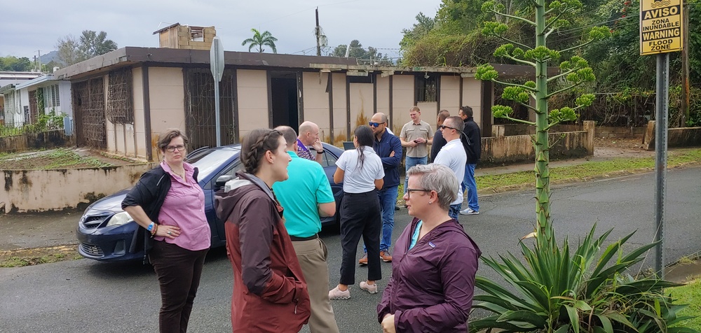 U.S. Army Corps of Engineers (USACE) headquarters Supplemental team traveled to Puerto Rico to meet with the recently commissioned Task Force Virgin Islands Puerto Rico (TF-VIPR)