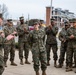 Lance Cpl. Marina Camponescki receives the Marine Corps Installations Command Marine of the Year award