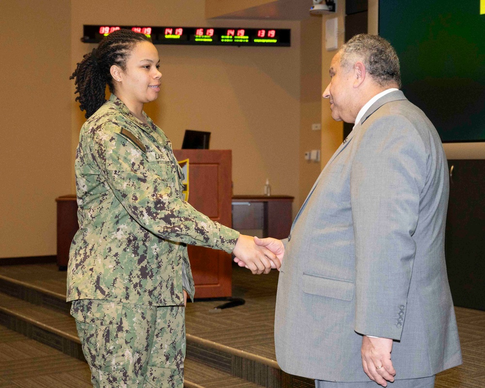 SECNAV Del Toro Greets NTAG Miami Sailors