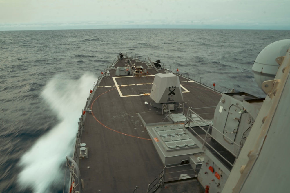 USS Delbert D. Black Operates in the Atlantic Ocean.