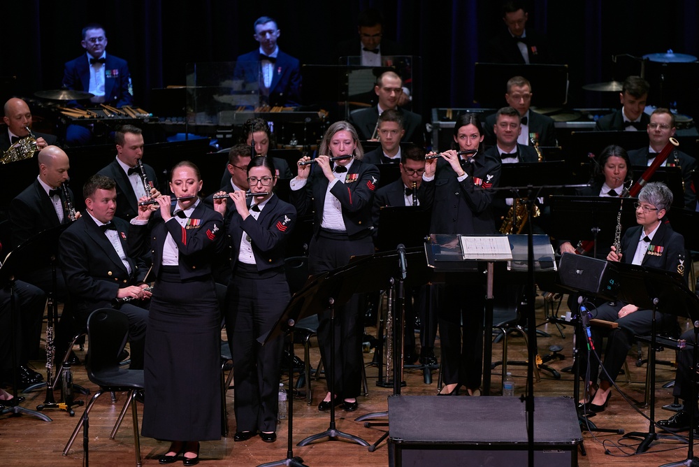 United States Navy Band performs at Pearl High School