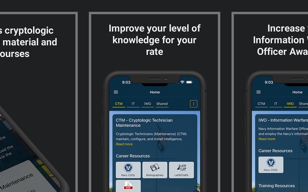 CIWT Releases Information Warfare Mobile Training App