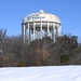 Snow falls at Joint Base Andrews