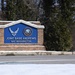 Snow falls at Joint Base Andrews