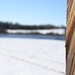 Snow falls at Joint Base Andrews