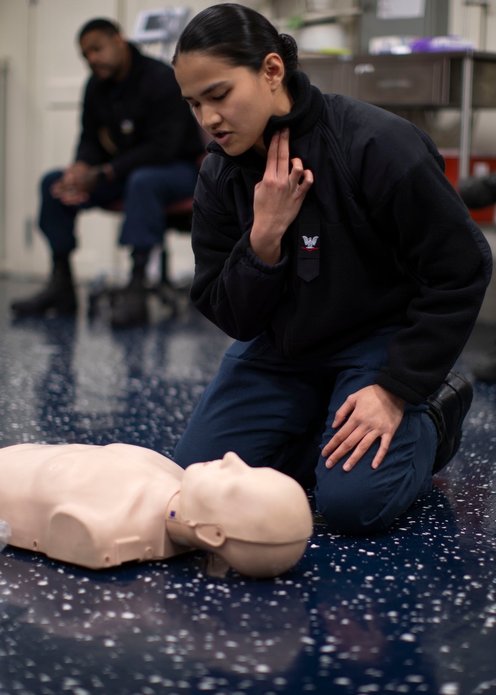 USS Tripoli CPR Training