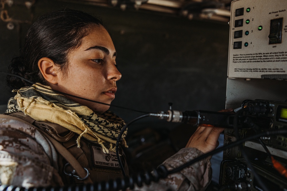 1st MLG Marines and Sailors participate in a forward security exercise AFX for SLTE 2-24